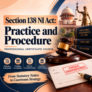 Section 138 NI Act: Practice & Procedure